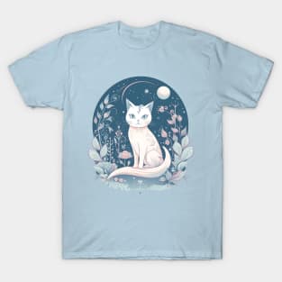 Magical White Cat T-Shirt